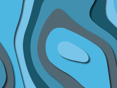 kağıt ile 3D arka plan şekilleri kesim. Soyut kağıt kitap kapağı için şablon arka plan bölmek. Kağıt arka plan kes. Soyut gerçekçi kağıt dekorasyon tasarımı için