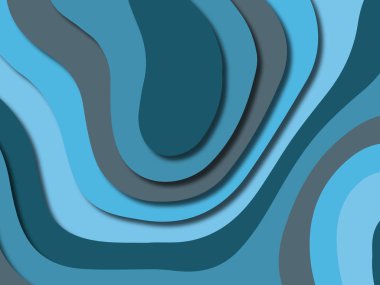 kağıt ile 3D arka plan şekilleri kesim. Soyut kağıt kitap kapağı için şablon arka plan bölmek. Kağıt arka plan kes. Soyut gerçekçi kağıt dekorasyon tasarımı için