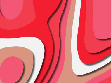 kağıt ile 3D arka plan şekilleri kesim. Soyut kağıt kitap kapağı için şablon arka plan bölmek. Kağıt arka plan kes. Soyut gerçekçi kağıt dekorasyon tasarımı için