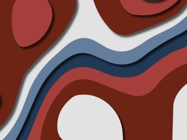 kağıt ile 3D arka plan şekilleri kesim. Soyut kağıt kitap kapağı için şablon arka plan bölmek. Kağıt arka plan kes. Soyut gerçekçi kağıt dekorasyon tasarımı için