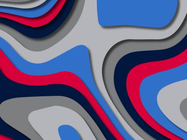 kağıt ile 3D arka plan şekilleri kesim. Soyut kağıt kitap kapağı için şablon arka plan bölmek. Kağıt arka plan kes. Soyut gerçekçi kağıt dekorasyon tasarımı için