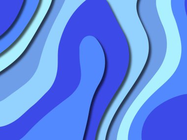 kağıt ile 3D arka plan şekilleri kesim. Soyut kağıt kitap kapağı için şablon arka plan bölmek. Kağıt arka plan kes. Soyut gerçekçi kağıt dekorasyon tasarımı için