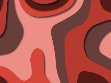 kağıt ile 3D arka plan şekilleri kesim. Soyut kağıt kitap kapağı için şablon arka plan bölmek. Kağıt arka plan kes. Soyut gerçekçi kağıt dekorasyon tasarımı için