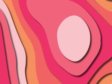 kağıt ile 3D arka plan şekilleri kesim. Soyut kağıt kitap kapağı için şablon arka plan bölmek. Kağıt arka plan kes. Soyut gerçekçi kağıt dekorasyon tasarımı için