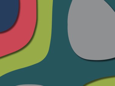 kağıt ile 3D arka plan şekilleri kesim. Soyut kağıt kitap kapağı için şablon arka plan bölmek. Kağıt arka plan kes. Soyut gerçekçi kağıt dekorasyon tasarımı için