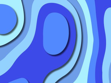 kağıt ile 3D arka plan şekilleri kesim. Soyut kağıt kitap kapağı için şablon arka plan bölmek. Kağıt arka plan kes. Soyut gerçekçi kağıt dekorasyon tasarımı için