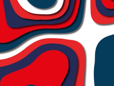 kağıt ile 3D arka plan şekilleri kesim. Soyut kağıt kitap kapağı için şablon arka plan bölmek. Kağıt arka plan kes. Soyut gerçekçi kağıt dekorasyon tasarımı için