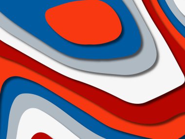 kağıt ile 3D arka plan şekilleri kesim. Soyut kağıt kitap kapağı için şablon arka plan bölmek. Kağıt arka plan kes. Soyut gerçekçi kağıt dekorasyon tasarımı için