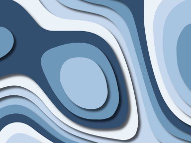 kağıt ile 3D arka plan şekilleri kesim. Soyut kağıt kitap kapağı için şablon arka plan bölmek. Kağıt arka plan kes. Soyut gerçekçi kağıt dekorasyon tasarımı için