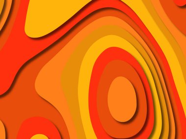 kağıt ile 3D arka plan şekilleri kesim. Soyut kağıt kitap kapağı için şablon arka plan bölmek. Kağıt arka plan kes. Soyut gerçekçi kağıt dekorasyon tasarımı için