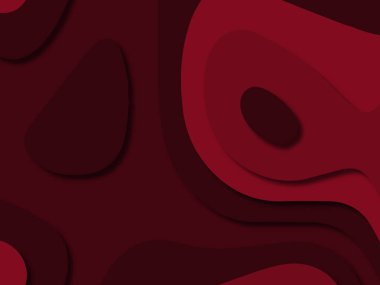 kağıt ile 3D arka plan şekilleri kesim. Soyut kağıt kitap kapağı için şablon arka plan bölmek. Kağıt arka plan kes. Soyut gerçekçi kağıt dekorasyon tasarımı için