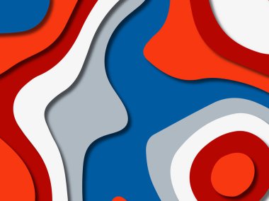 kağıt ile 3D arka plan şekilleri kesim. Soyut kağıt kitap kapağı için şablon arka plan bölmek. Kağıt arka plan kes. Soyut gerçekçi kağıt dekorasyon tasarımı için