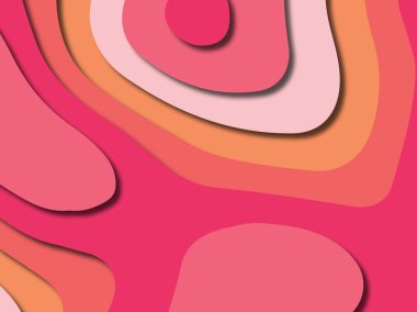 kağıt ile 3D arka plan şekilleri kesim. Soyut kağıt kitap kapağı için şablon arka plan bölmek. Kağıt arka plan kes. Soyut gerçekçi kağıt dekorasyon tasarımı için