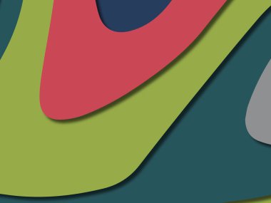 kağıt ile 3D arka plan şekilleri kesim. Soyut kağıt kitap kapağı için şablon arka plan bölmek. Kağıt arka plan kes. Soyut gerçekçi kağıt dekorasyon tasarımı için