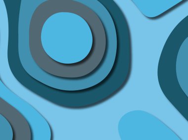 kağıt ile 3D arka plan şekilleri kesim. Soyut kağıt kitap kapağı için şablon arka plan bölmek. Kağıt arka plan kes. Soyut gerçekçi kağıt dekorasyon tasarımı için