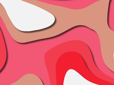 kağıt ile 3D arka plan şekilleri kesim. Soyut kağıt kitap kapağı için şablon arka plan bölmek. Kağıt arka plan kes. Soyut gerçekçi kağıt dekorasyon tasarımı için