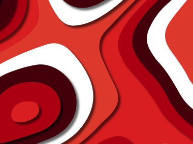 kağıt ile 3D arka plan şekilleri kesim. Soyut kağıt kitap kapağı için şablon arka plan bölmek. Kağıt arka plan kes. Soyut gerçekçi kağıt dekorasyon tasarımı için