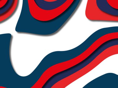 kağıt ile 3D arka plan şekilleri kesim. Soyut kağıt kitap kapağı için şablon arka plan bölmek. Kağıt arka plan kes. Soyut gerçekçi kağıt dekorasyon tasarımı için