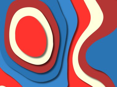 kağıt ile 3D arka plan şekilleri kesim. Soyut kağıt kitap kapağı için şablon arka plan bölmek. Kağıt arka plan kes. Soyut gerçekçi kağıt dekorasyon tasarımı için