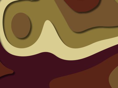 kağıt ile 3D arka plan şekilleri kesim. Soyut kağıt kitap kapağı için şablon arka plan bölmek. Kağıt arka plan kes. Soyut gerçekçi kağıt dekorasyon tasarımı için