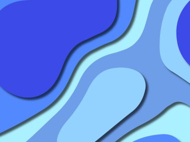 kağıt ile 3D arka plan şekilleri kesim. Soyut kağıt kitap kapağı için şablon arka plan bölmek. Kağıt arka plan kes. Soyut gerçekçi kağıt dekorasyon tasarımı için