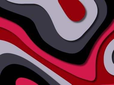 kağıt ile 3D arka plan şekilleri kesim. Soyut kağıt kitap kapağı için şablon arka plan bölmek. Kağıt arka plan kes. Soyut gerçekçi kağıt dekorasyon tasarımı için