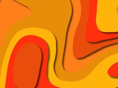 kağıt ile 3D arka plan şekilleri kesim. Soyut kağıt kitap kapağı için şablon arka plan bölmek. Kağıt arka plan kes. Soyut gerçekçi kağıt dekorasyon tasarımı için