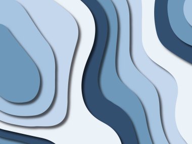 kağıt ile 3D arka plan şekilleri kesim. Soyut kağıt kitap kapağı için şablon arka plan bölmek. Kağıt arka plan kes. Soyut gerçekçi kağıt dekorasyon tasarımı için