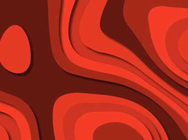 kağıt ile 3D arka plan şekilleri kesim. Soyut kağıt kitap kapağı için şablon arka plan bölmek. Kağıt arka plan kes. Soyut gerçekçi kağıt dekorasyon tasarımı için