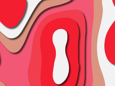 kağıt ile 3D arka plan şekilleri kesim. Soyut kağıt kitap kapağı için şablon arka plan bölmek. Kağıt arka plan kes. Soyut gerçekçi kağıt dekorasyon tasarımı için