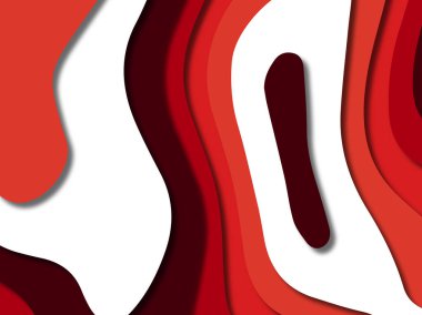 kağıt ile 3D arka plan şekilleri kesim. Soyut kağıt kitap kapağı için şablon arka plan bölmek. Kağıt arka plan kes. Soyut gerçekçi kağıt dekorasyon tasarımı için