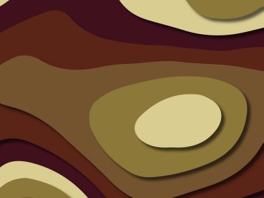 kağıt ile 3D arka plan şekilleri kesim. Soyut kağıt kitap kapağı için şablon arka plan bölmek. Kağıt arka plan kes. Soyut gerçekçi kağıt dekorasyon tasarımı için