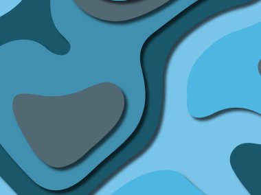 kağıt ile 3D arka plan şekilleri kesim. Soyut kağıt kitap kapağı için şablon arka plan bölmek. Kağıt arka plan kes. Soyut gerçekçi kağıt dekorasyon tasarımı için