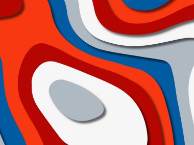 kağıt ile 3D arka plan şekilleri kesim. Soyut kağıt kitap kapağı için şablon arka plan bölmek. Kağıt arka plan kes. Soyut gerçekçi kağıt dekorasyon tasarımı için