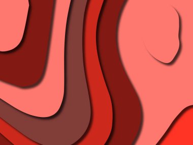 kağıt ile 3D arka plan şekilleri kesim. Soyut kağıt kitap kapağı için şablon arka plan bölmek. Kağıt arka plan kes. Soyut gerçekçi kağıt dekorasyon tasarımı için