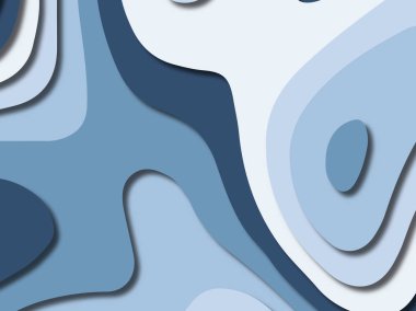 kağıt ile 3D arka plan şekilleri kesim. Soyut kağıt kitap kapağı için şablon arka plan bölmek. Kağıt arka plan kes. Soyut gerçekçi kağıt dekorasyon tasarımı için