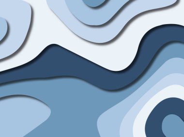 kağıt ile 3D arka plan şekilleri kesim. Soyut kağıt kitap kapağı için şablon arka plan bölmek. Kağıt arka plan kes. Soyut gerçekçi kağıt dekorasyon tasarımı için