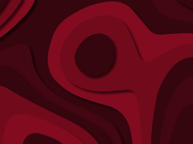 kağıt ile 3D arka plan şekilleri kesim. Soyut kağıt kitap kapağı için şablon arka plan bölmek. Kağıt arka plan kes. Soyut gerçekçi kağıt dekorasyon tasarımı için