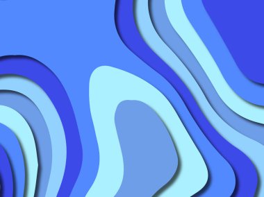 kağıt ile 3D arka plan şekilleri kesim. Soyut kağıt kitap kapağı için şablon arka plan bölmek. Kağıt arka plan kes. Soyut gerçekçi kağıt dekorasyon tasarımı için