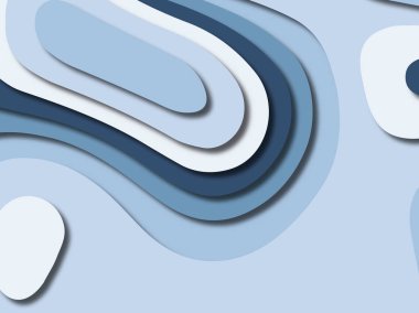 kağıt ile 3D arka plan şekilleri kesim. Soyut kağıt kitap kapağı için şablon arka plan bölmek. Kağıt arka plan kes. Soyut gerçekçi kağıt dekorasyon tasarımı için