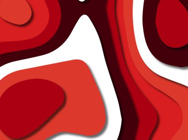 kağıt ile 3D arka plan şekilleri kesim. Soyut kağıt kitap kapağı için şablon arka plan bölmek. Kağıt arka plan kes. Soyut gerçekçi kağıt dekorasyon tasarımı için