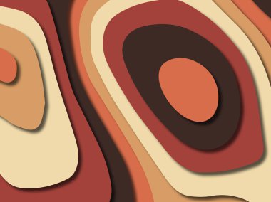 kağıt ile 3D arka plan şekilleri kesim. Soyut kağıt kitap kapağı için şablon arka plan bölmek. Kağıt arka plan kes. Soyut gerçekçi kağıt dekorasyon tasarımı için