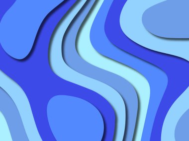 kağıt ile 3D arka plan şekilleri kesim. Soyut kağıt kitap kapağı için şablon arka plan bölmek. Kağıt arka plan kes. Soyut gerçekçi kağıt dekorasyon tasarımı için