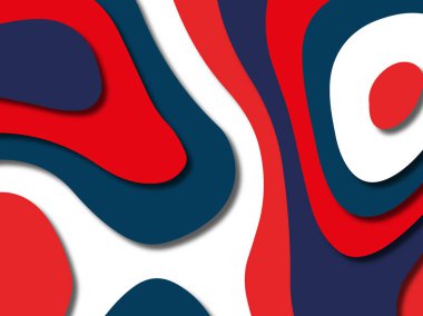 kağıt ile 3D arka plan şekilleri kesim. Soyut kağıt kitap kapağı için şablon arka plan bölmek. Kağıt arka plan kes. Soyut gerçekçi kağıt dekorasyon tasarımı için