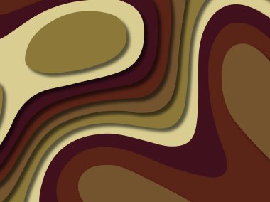 kağıt ile 3D arka plan şekilleri kesim. Soyut kağıt kitap kapağı için şablon arka plan bölmek. Kağıt arka plan kes. Soyut gerçekçi kağıt dekorasyon tasarımı için