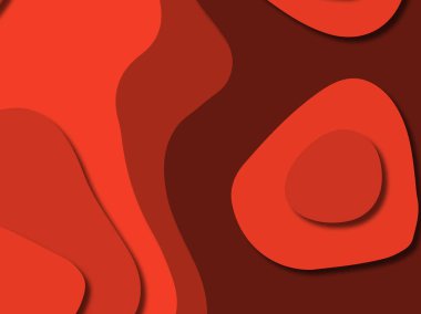 kağıt ile 3D arka plan şekilleri kesim. Soyut kağıt kitap kapağı için şablon arka plan bölmek. Kağıt arka plan kes. Soyut gerçekçi kağıt dekorasyon tasarımı için