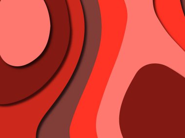 kağıt ile 3D arka plan şekilleri kesim. Soyut kağıt kitap kapağı için şablon arka plan bölmek. Kağıt arka plan kes. Soyut gerçekçi kağıt dekorasyon tasarımı için