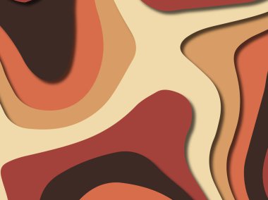 kağıt ile 3D arka plan şekilleri kesim. Soyut kağıt kitap kapağı için şablon arka plan bölmek. Kağıt arka plan kes. Soyut gerçekçi kağıt dekorasyon tasarımı için