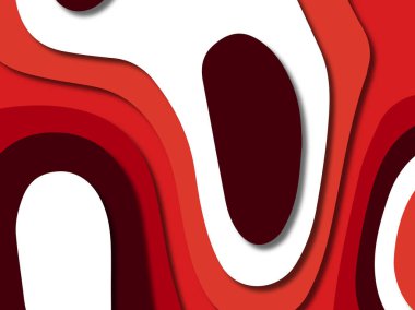 kağıt ile 3D arka plan şekilleri kesim. Soyut kağıt kitap kapağı için şablon arka plan bölmek. Kağıt arka plan kes. Soyut gerçekçi kağıt dekorasyon tasarımı için