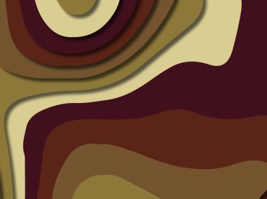 kağıt ile 3D arka plan şekilleri kesim. Soyut kağıt kitap kapağı için şablon arka plan bölmek. Kağıt arka plan kes. Soyut gerçekçi kağıt dekorasyon tasarımı için